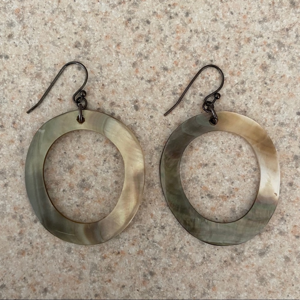 Vintage Oval Earrings